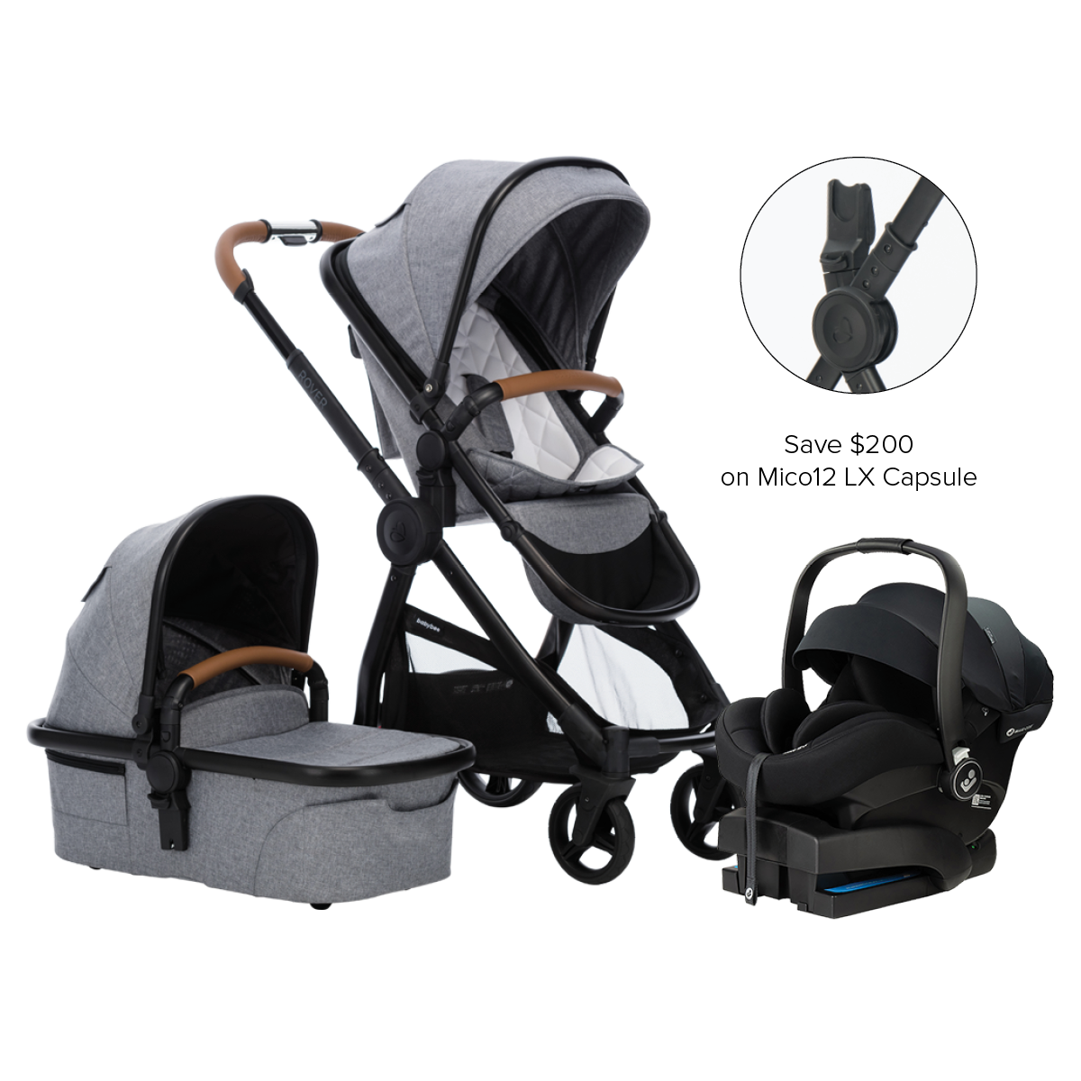 Pram and capsule set online