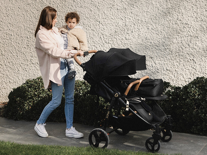 Luna double pram online