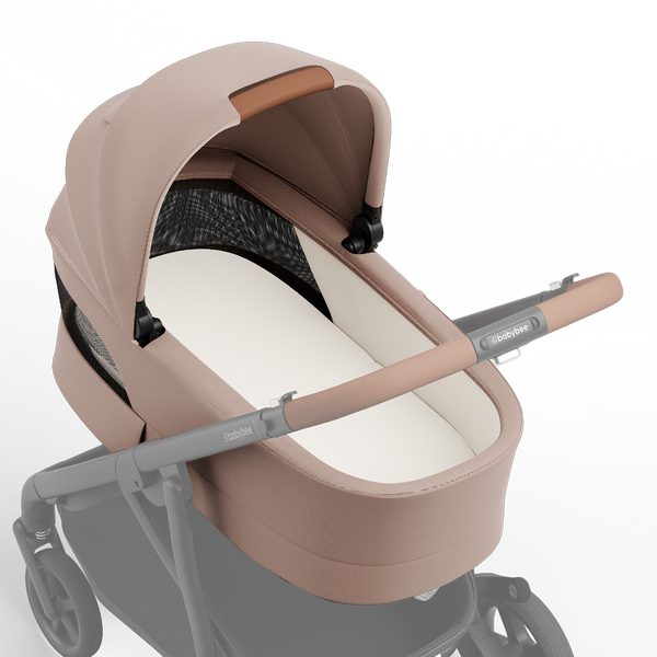 Alto Bassinet | Mocha - on pram