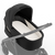 Alto Bassinet | Black Noir - on pram