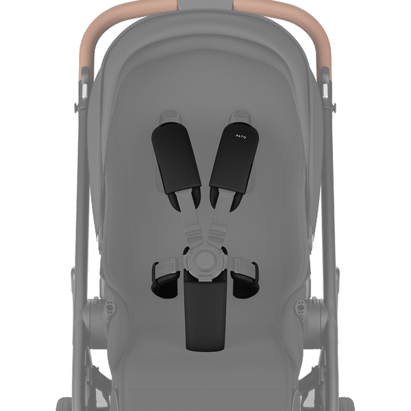 Alto Harness Covers | Black - on pram