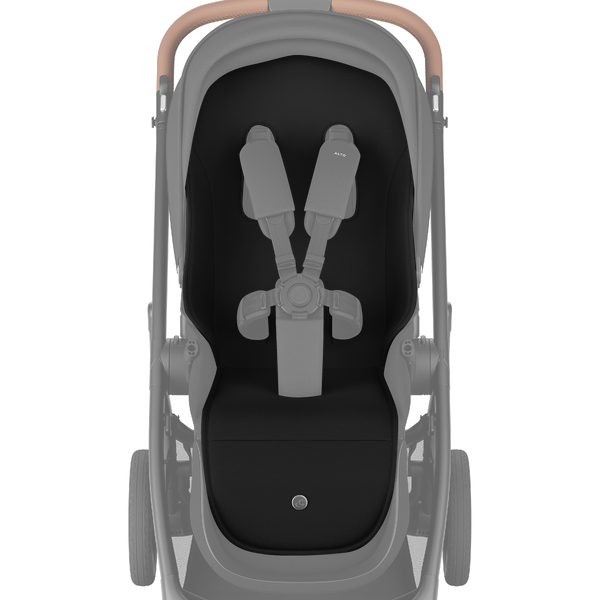 Alto Seat Liner | Black - on pram
