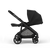 Alto Premium Single Pram - Black Noir - Seat Flatlay Side