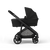 Alto Premium Single Pram - Black Noir - Bassinet Side