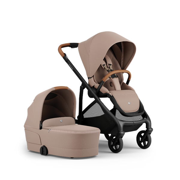 Alto Premium Single Pram - Mocha - Bassinet + Seat Set