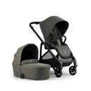 Alto Premium Single Pram - Olive - Bassinet + Seat Set