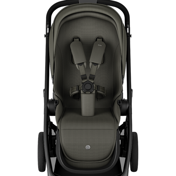 Alto Premium Single Pram - Olive - Seat Front