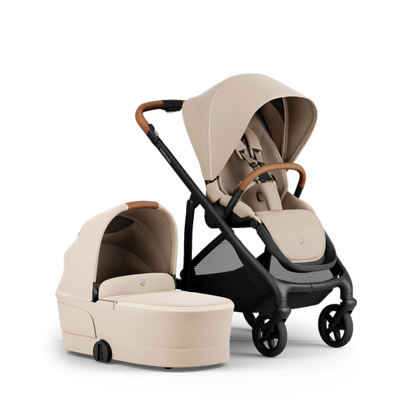 Alto Premium Single Pram - Sandstone - Bassinet + Seat Set