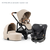 Alto Premium Single Pram - Sandstone - Raia 360 Car Seat Bundle Bassinet + Seat