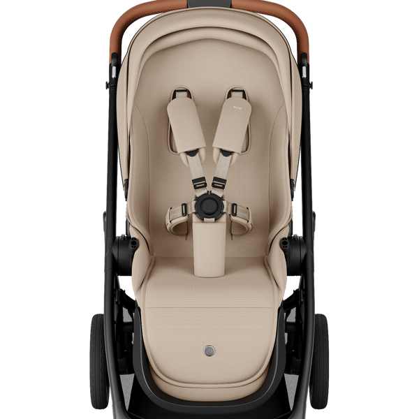 Alto Premium Single Pram - Sandstone - Seat Front