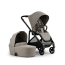 Alto Premium Single Pram - Taupe - Bassinet + Seat Set
