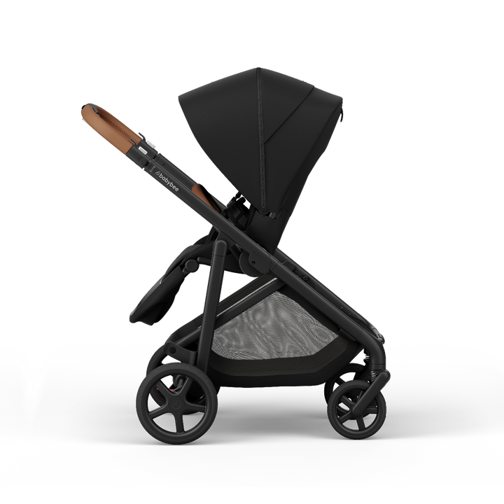 Babybee ALTO - Premium Single Pram - Black Tan