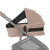 JUNO Bassinet | Mocha - on pram