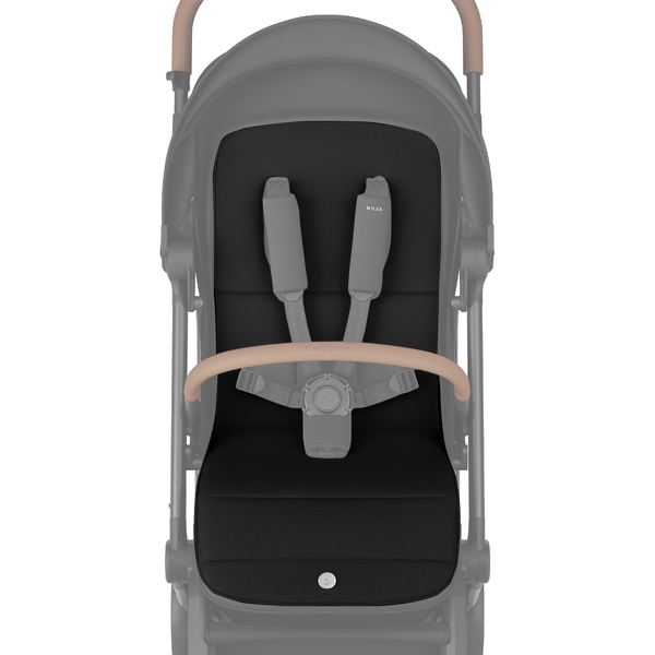 MILES2 Seat Liner | Black - on pram