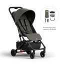 Miles2 Ultra Compact Travel Stroller - Olive - Stroller with Accessories Pack