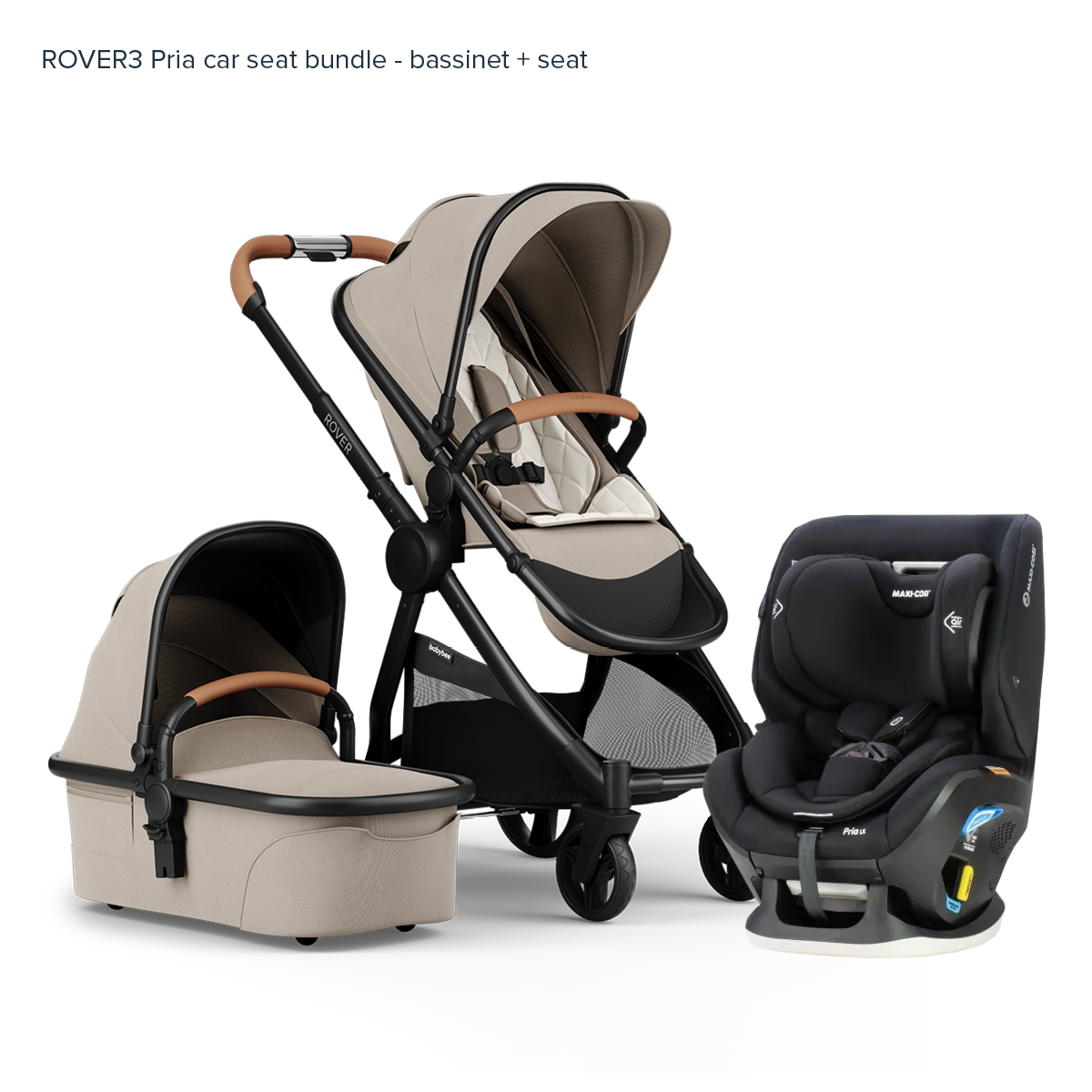 Babybee ROVER3 Pram | Bassinet & Stroller