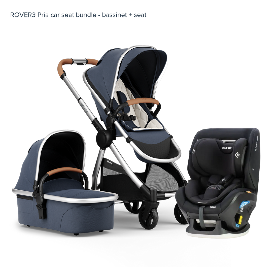 Babybee ROVER3 - Single Pram - Navy