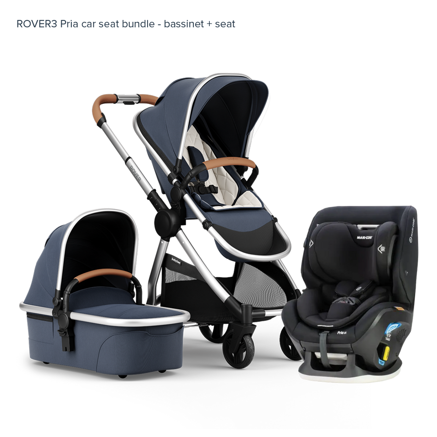 Babybee ROVER3 - Single Pram - Navy