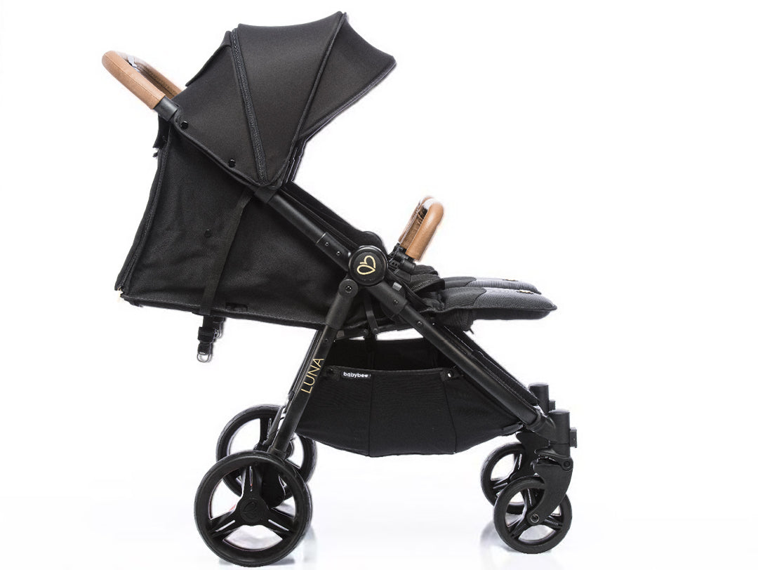 Double stroller that reclines flat best sale