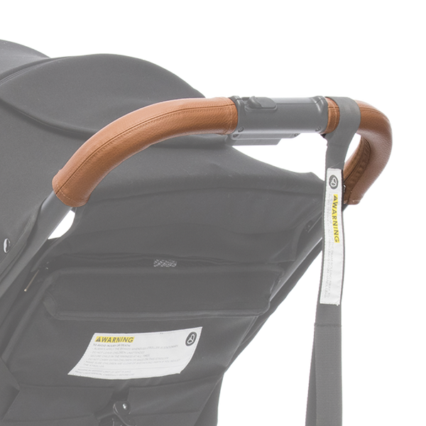 Leather Pram Handle stampe Covers