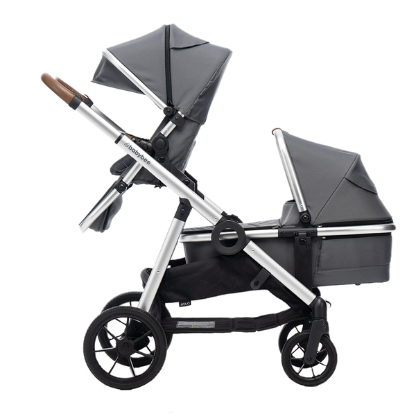 Twin top bassinet pram